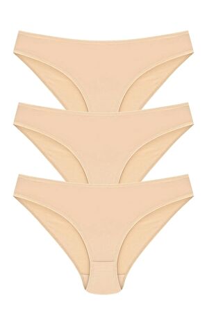 Bikini Model Külot 3'lü Paket %100 Pamuk
