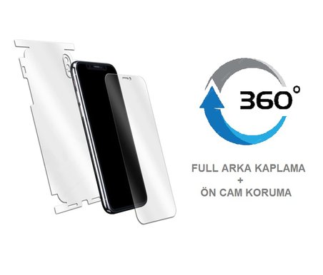 HONOR VİEW 10 Uyumlu NANO Ön - Arka 360 Full Kaplama Hd Ekran Koruyucu Darbe Emici - MAXXPRO