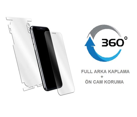 Xiaomi REDMİ NOTE 13R 5G Uyumlu NANO Ön - Arka 360 Full Kaplama Hd Ekran Koruyucu Darbe Emici - MAXXPRO