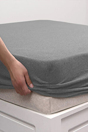 | RANFORCE | PAMUKLU ANTRASİT TEK / ÇİFT KİŞİLİK EKONOMİK LASTİKLİ ÇARŞAF | 8 RENK | FITTED |