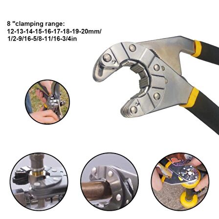 14 İn 1 Açık Ağızlı  Çok Fonksiyonlu Akıllı İngiliz Anahtar Universal Wrench