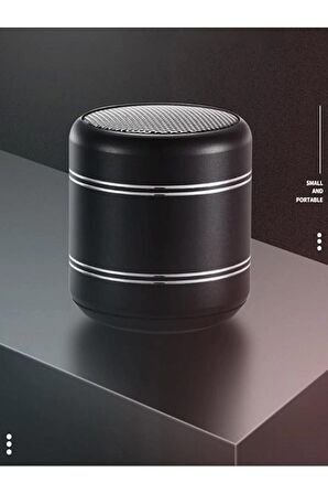 Mini Alüminyum Tws Kablosuz Bluetooth Hoparlör – Yuvarlak Metal Tasarım, Yüksek Bas Ve Taşınabilir Özellikler