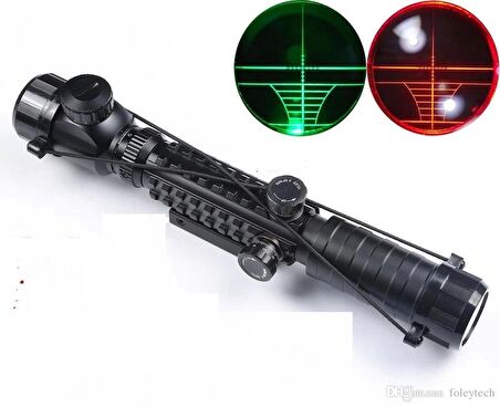3-9x32 Eg  Spike  Zoomlu Av Tüfeği Dürbünü Ateşli Aletler Çift Işık Kaynaklı