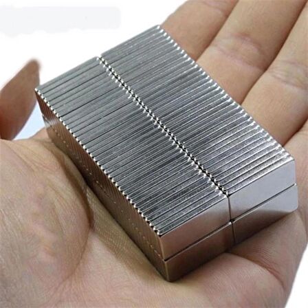 N35 20x10x2 Mm Neodyum Mıknatıs 2000 Adet, Köşeli, Nikel Kaplamalı Kaliteli Ve Dayanıklı Ürün