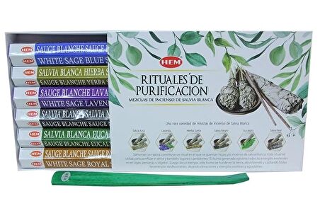 White Sage Cleansing Collection Hexa Tütsü Oda Kokusu Gift Pack