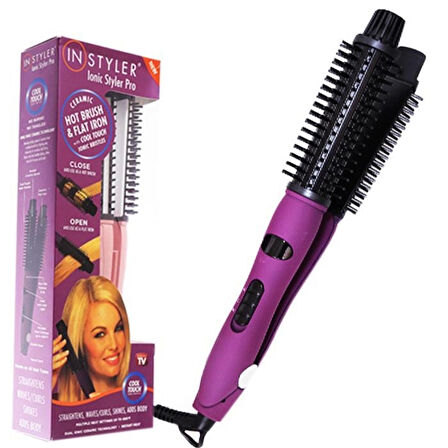 Instyler Ionic Styler - İyonik Şekillendirici Saç Kıvrımlaştırıcı ve Düzleştirici Tarak