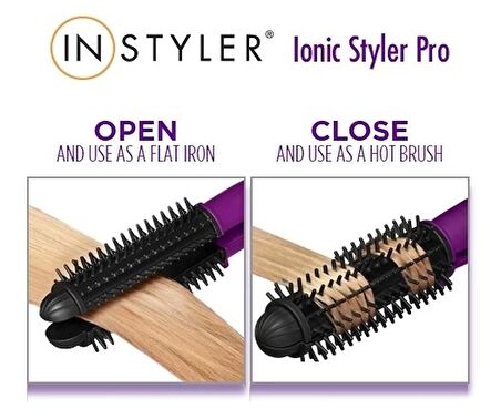 Instyler Ionic Styler - İyonik Şekillendirici Saç Kıvrımlaştırıcı ve Düzleştirici Tarak