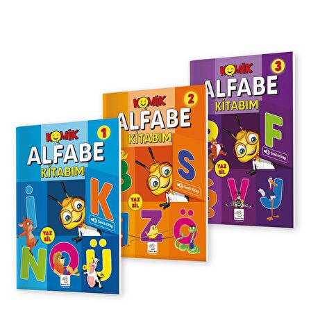 3-6 Yaş İlk Alfabe Kitabım YAZ-SİL - Sesli Kitaplar