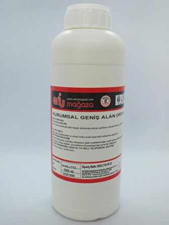 Beyaz Sabun Kurumsal Geniş Alan , Ortam Parfümü 1000 ML