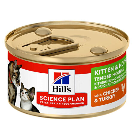 Hill's Science Plan Yavru Kedi Maması 1.5 Kg + Yaş Mama 85 Gr Hediye