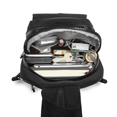 Bodybag Askılı Sırt Çantası Krinkıl Kumaş Smart Bags 1237