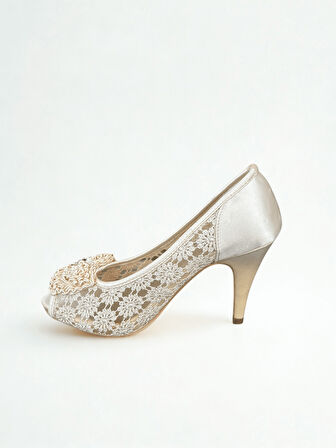 Saten Kadın Abiye Ayakkabı