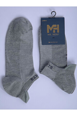 MRHERO  Pamuk 6'lı Unisex Spor Çorap 1077-MH GRİ