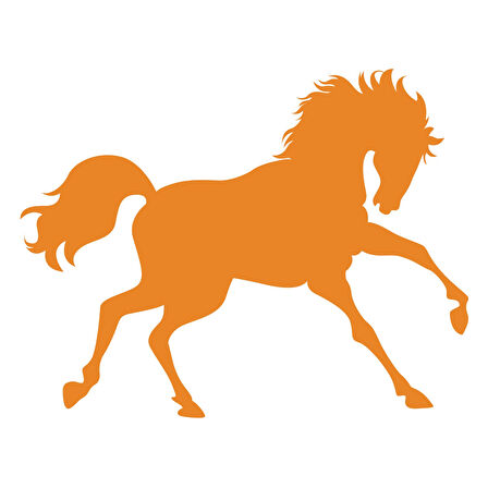 At Sticker 17x17 Cm Turuncu