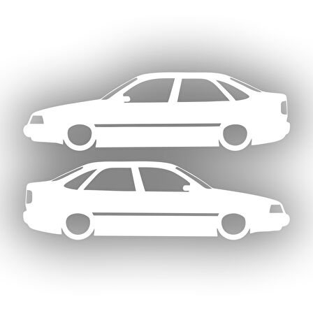 Basık Tempra Sticker 17x17 Cm Beyaz