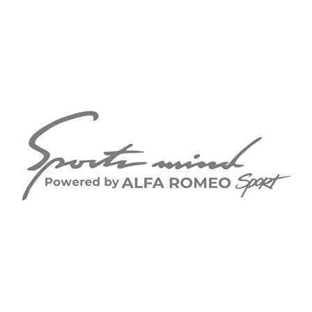Sports Mind Alfa Romeo Sports Sticker 17x17 Cm Gri