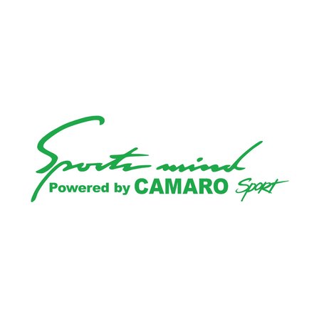 Sports Mind CHEVROLET CAMARO Sports Sticker 17x17 Cm Yeşil