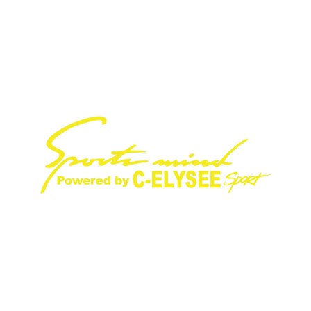 Sports Mind CITROEN C-ELYSE ESports Sticker 17x17 Cm Sarı