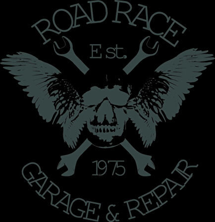 Road Race Sticker 10x10 cmRenkli Sticker