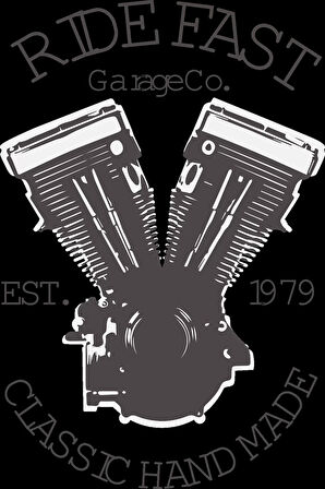 Ride Fast Sticker 10x10 cmRenkli Sticker