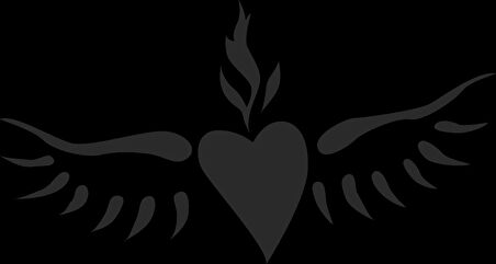 Kalp Sticker 10x10 cmRenkli Sticker