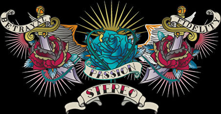 Sarmaışk Güller Sticker 10x10 cmRenkli Sticker