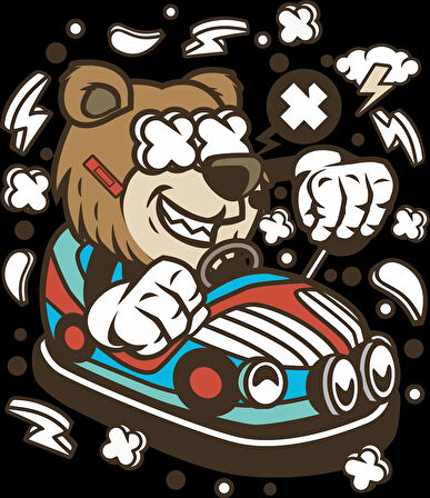 Jet Ski Sticker 10x10 cmRenkli Sticker