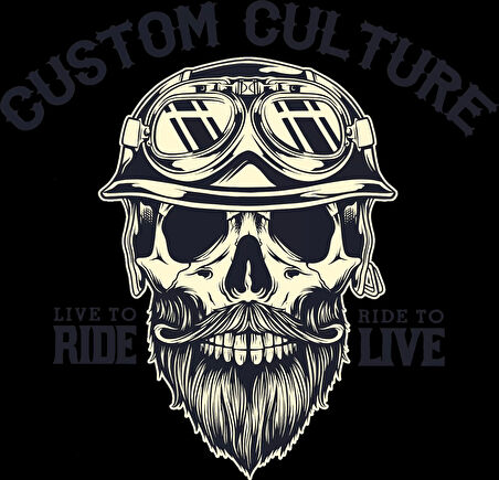 Kurukafa 12 Sticker 10x10 cmRenkli Sticker