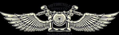 Kanatlı Motor Parçaları 2 Sticker 10x10 cmRenkli Sticker