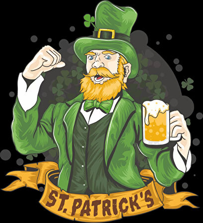 İrlandalı 2 Sticker 10x10 cmRenkli Sticker