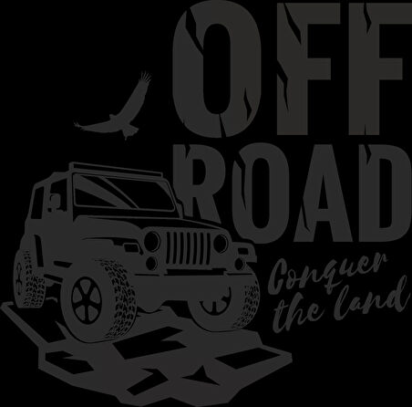 Off ROad Sticker 2 Sticker 10x10 cmRenkli Sticker