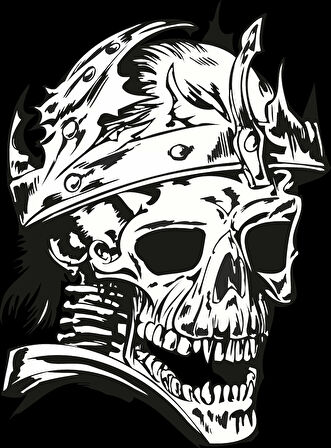 Taçlı Kuruakfa Sticker 26 10x10 cmRenkli Sticker