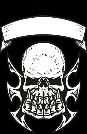 Kurukafa 29 Sticker 10x10 cmRenkli Sticker