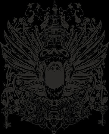 Kurukafa Sticker 7 10x10 cmRenkli Sticker