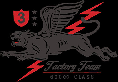 Factory Team Jaguar Sticker 10x10 cmRenkli Sticker