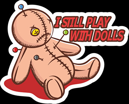 Oyuncak Sticker 10x10 cmRenkli Sticker