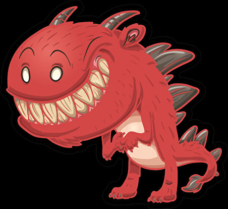 EJderha Sticker 10x10 cmRenkli Sticker