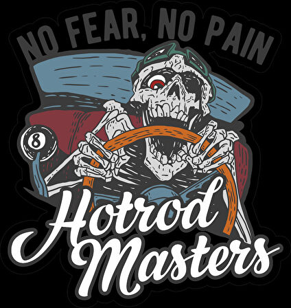 Horod Master Sticker 10x10 cmRenkli Sticker