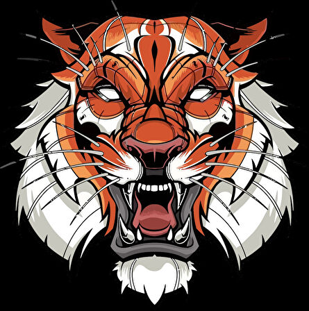 Aslan Sticker 10x10 cmRenkli Sticker