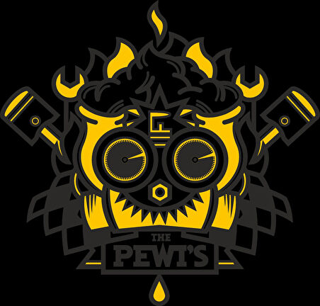 Cats Motor Sticker 10x10 cmRenkli Sticker