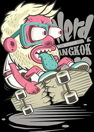 Sket Sticker 10x10 cmRenkli Sticker