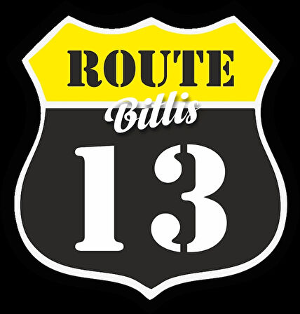 13 Bitlis Sticker 10x10 cmRenkli Sticker