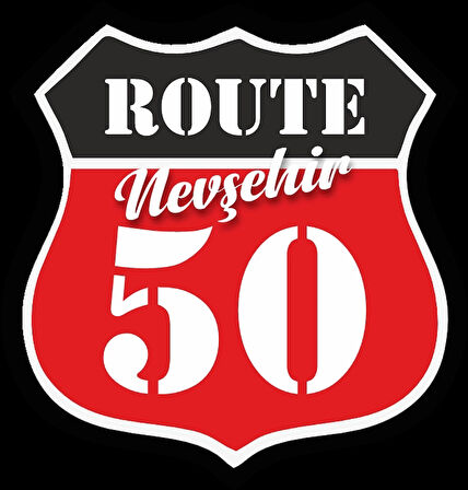 50 Nevşehir Sticker 10x10 cmRenkli Sticker