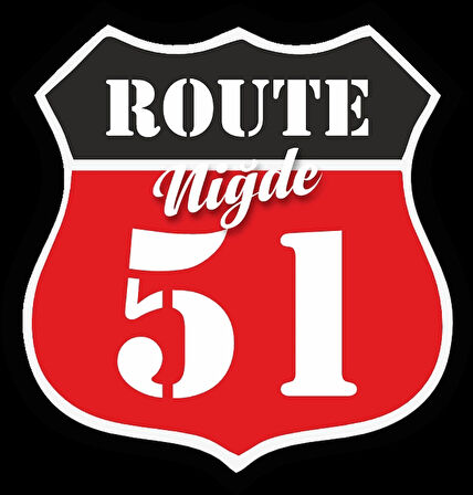 51 Niğde Sticker 10x10 cmRenkli Sticker