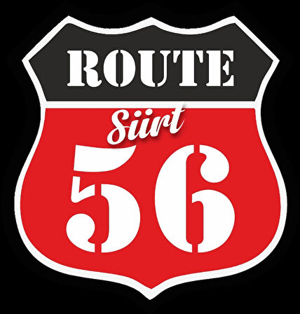 56 Siirt Sticker 10x10 cmRenkli Sticker