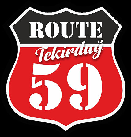 59 Tekirdağ Sticker 10x10 cmRenkli Sticker