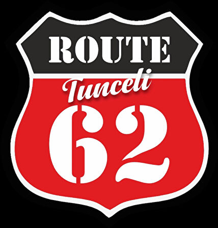 62 Tunceli Sticker 10x10 cmRenkli Sticker