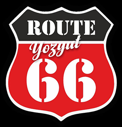 66 Yozgat Sticker 10x10 cmRenkli Sticker