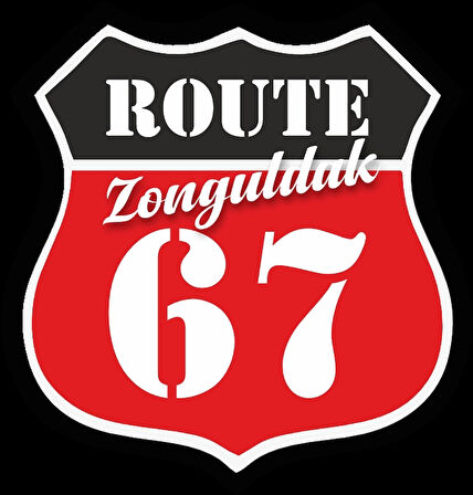 67 Zonguldak Sticker 10x10 cmRenkli Sticker