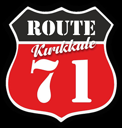 71 Kırklareli Sticker 10x10 cmRenkli Sticker